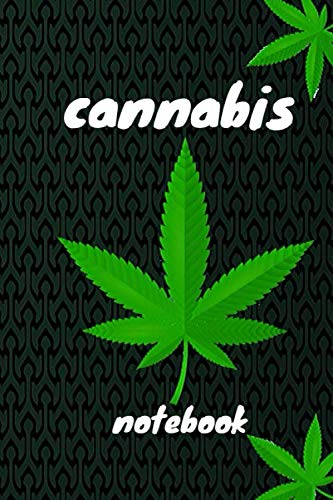 cannabis:notebook: Marijuana Review Notebook Planner 6x9with 120 page. Blank Lined Cannabis Notebook/Journal - Marijuana Journal for Note taking, Planner, Homework, Scheduling Family